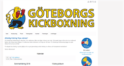 Desktop Screenshot of goteborgskickboxning.se